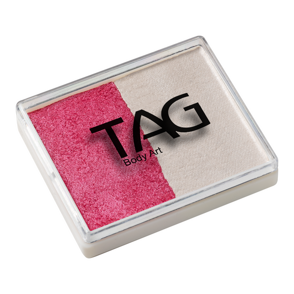 Tag Body Art Split Cake 50g- Pearl Rose and Pearl White
