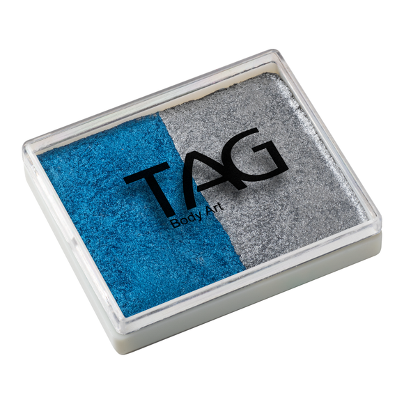 Tag Body Art Split Cake 50g- Pearl blue and Pearl Silver