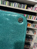 New! Easy clean, double row brush wallet and stand.
