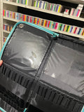 New! Easy clean, double row brush wallet and stand.