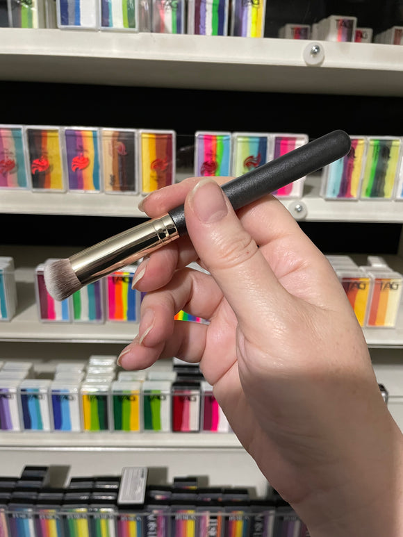 Mini Kabuki-Blending and stencil brush-black