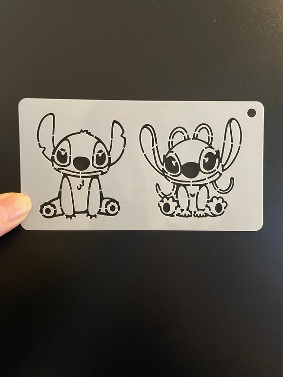 Face Painting Stencil- 2 step Stitch full body