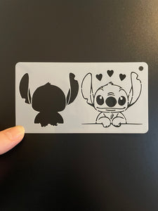 Face Painting Stencil- 2 step Stitch face