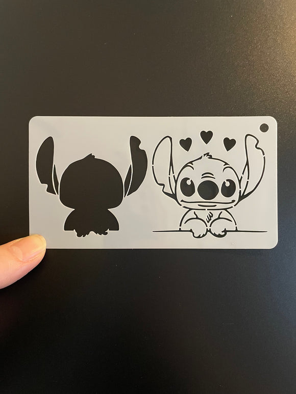 Face Painting Stencil- 2 step Stitch face