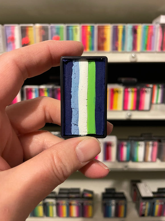 Amy’s Collection One Stroke Rainbow Cake- Poseidon 🧜‍♂️- Flower, leaf and outline cake 30g NEW!