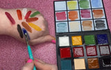 Global Ink FX – 12 Colour Face & BodyArt Palette- Bruise and Trauma