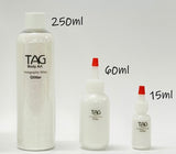 TAG holographic white face painting glitter