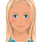 WabbyFun - Face Painting Practice Board | Charli- front view