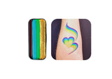Face Painting Hub UK- Onestroke "Peacock Tail"