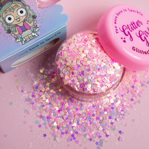 Glitter Girl Biodegradable Eco Glitter- Pink Sprinkle 10g NEW