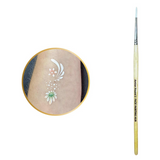 Face Painting Hub UK- Amber Face painting Brush- Round Brush #2 Made in Britain