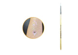 Face Painting Hub UK- Amber Face painting Brush- Round Brush #3 Made in Britain