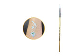 Face Painting Hub UK- Amber Face painting Brush- Round Brush #4 Made in Britain