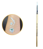 Face Painting Hub UK- Amber Face painting Brush- Round Brush #4 Made in Britain