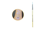Face Painting Hub UK- Amber Face painting Brush- Round Brush #6 Made in Britain