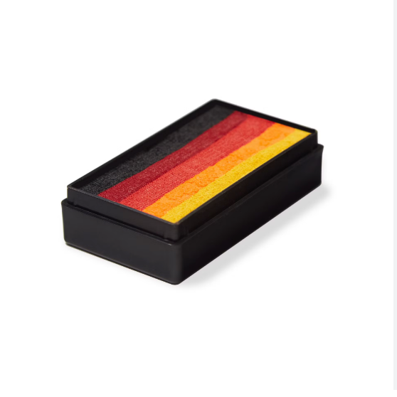 Global Colours Onestroke Rainbow Cake 25g- (With Magnetic Back) Dragon Fire