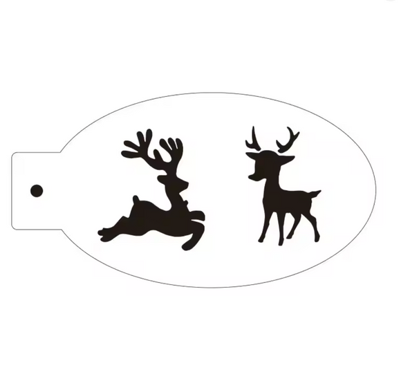 AB stencils- Reindeer Pair