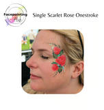 Face Painting Hub UK- Onestroke "Scarlet Rose"