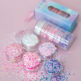Glitter Girl Biodegradable Eco Glitter Stack- The Sprinkle Collection
