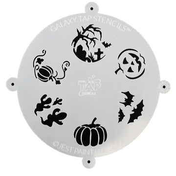 TAP Galaxy Face Painting Stencil- Halloween Elements