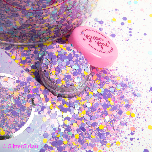 Glitter Girl Biodegradable Eco Glitter- Unicorn Magic 10g NEW