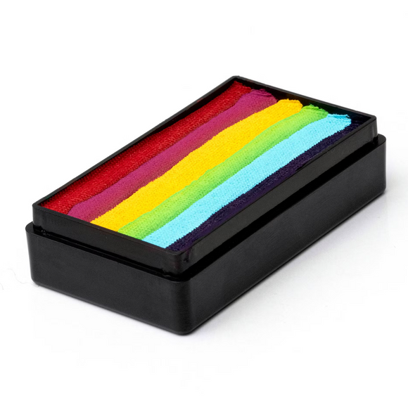Global Colours Onestroke Rainbow Cake 25g- (With Magnetic Back) Rainbow