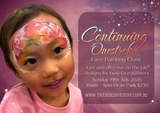One Stroke Face Painting Class #2- developing onestroke- on the job designs- Sunday  19th July 2026 10am-4pm, Oran Park