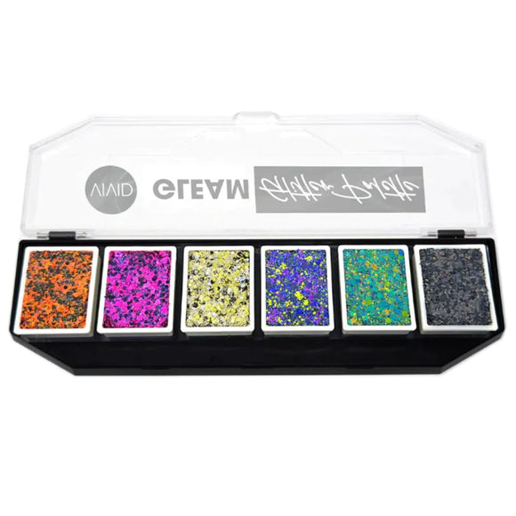 VIVID Glitter | Gleam Glitter Cream | Nocturnal Palette 6x8g