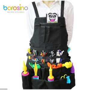 Professional Balloon Twisters Apron- Black