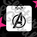 Glitter and Ghouls Face Painting Stencil-Assemble the supers