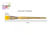 Face Painting Hub UK- Azure Face painting Brush- Flat 3/4- Made in Britain