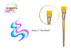 Face Painting Hub UK- Azure Face painting Brush- Flat 1 inch- Made in Britain