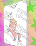 Glitter and Ghouls Face Painting Stencil- Baby Unicorn