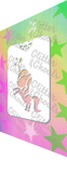 Glitter and Ghouls Face Painting Stencil- Baby Unicorn