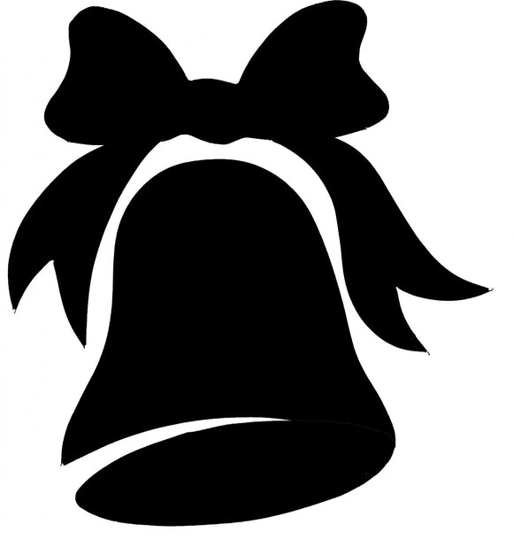 Glitter Tattoo Stencil -  Bell