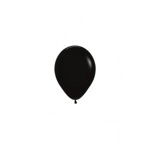 Sempertex 12cm Black  Balloons pack of 50 Biodegradable.