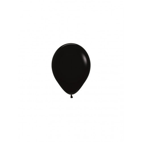 Sempertex 12cm Black  Balloons pack of 50 or 100 Biodegradable.