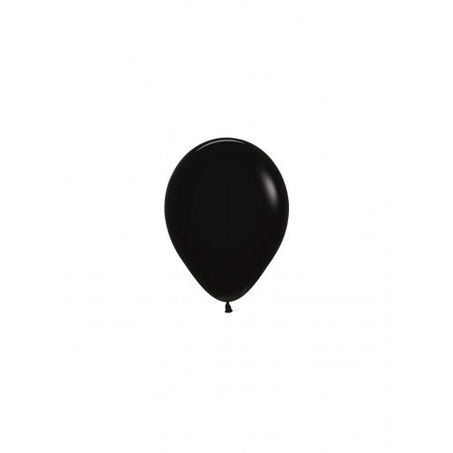 Sempertex 12cm Black  Balloons pack of 50 Biodegradable.