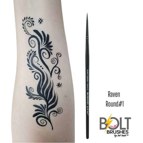 BOLT | Face Painting Brushes | Raven Collection - Round #1