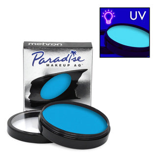 Mehron Paradise Face and Body Paint- Celestial -Neon UV Blue 40g