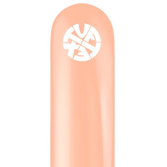 Tuftex 260 twisting balloons- Cheeky Peach- Pack of 50