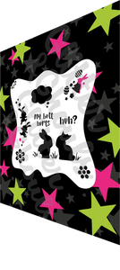Glitter and Ghouls Face Painting Stencil- Choc Bunnies