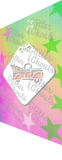 Glitter and Ghouls Face Painting Stencil- 834- Christmas Truck (With Christmas tree in back)