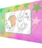 Glitter and Ghouls Face Painting Stencil-  914 Cockatiel