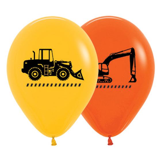 Sempertex Construction theme Balloons- Pack of 25