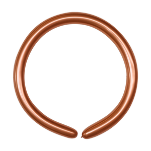 Kalisan 260 twisting balloons Mirror (Chrome) Copper Pack of 50