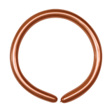 Kalisan 260 twisting balloons Mirror (Chrome) Copper Pack of 50
