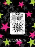 Glitter and Ghouls face painting stencil- 239- Daisy Delight