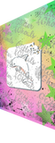 Glitter and Ghouls Face Painting Stencil- 006 Dolphin