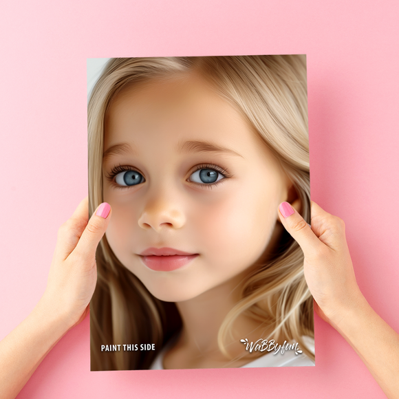 WabbyFun - Face Painting Practice Board | Emma Side View